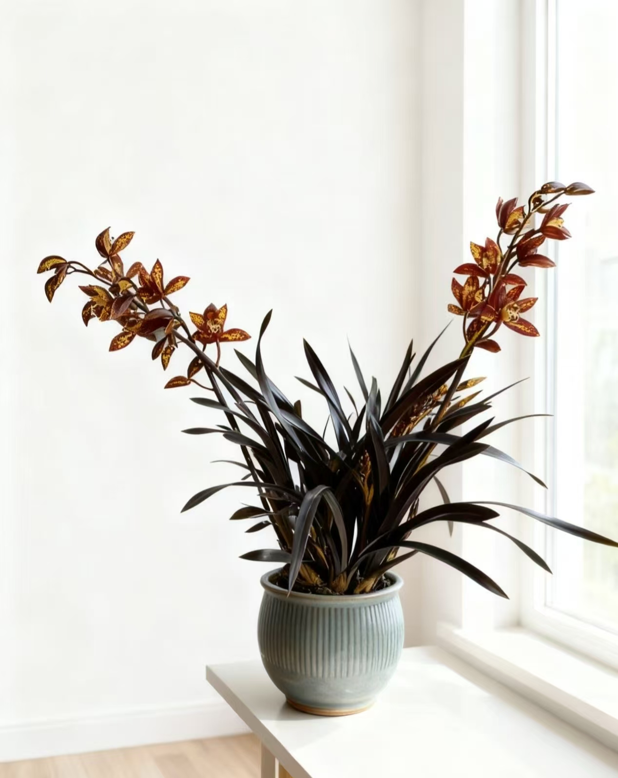 【一物一拍】大花蕙兰带花苞室内外种植浓香型花期长好养易活