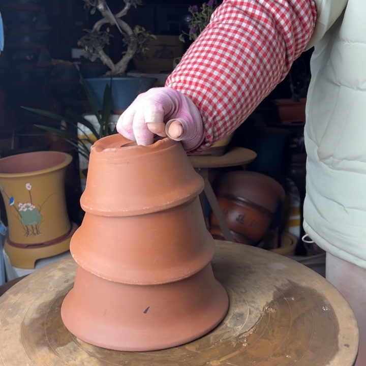 紫砂宜兴紫砂红泥三件套