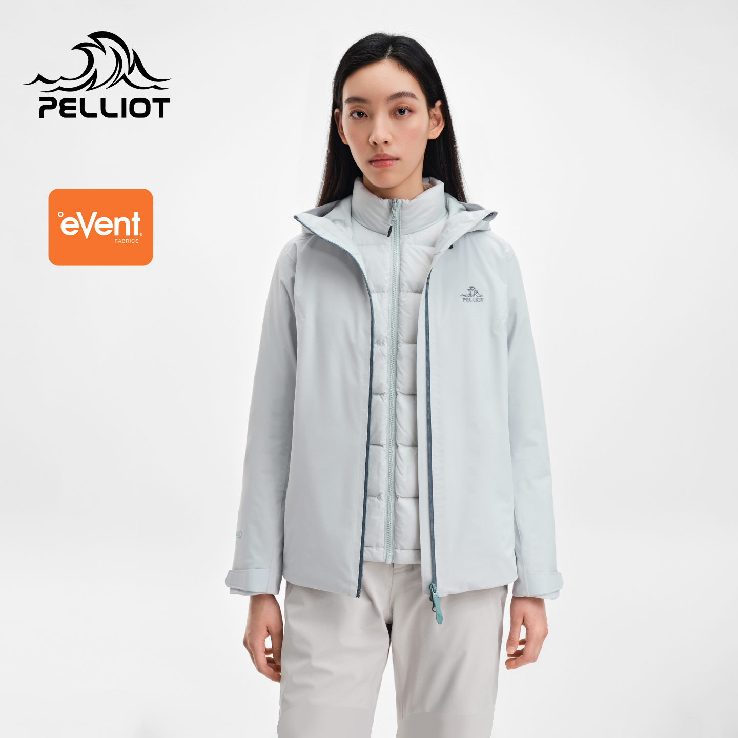 伯希和户外三合一羽绒冲锋衣女2025年新款内胆防水耐磨登山服