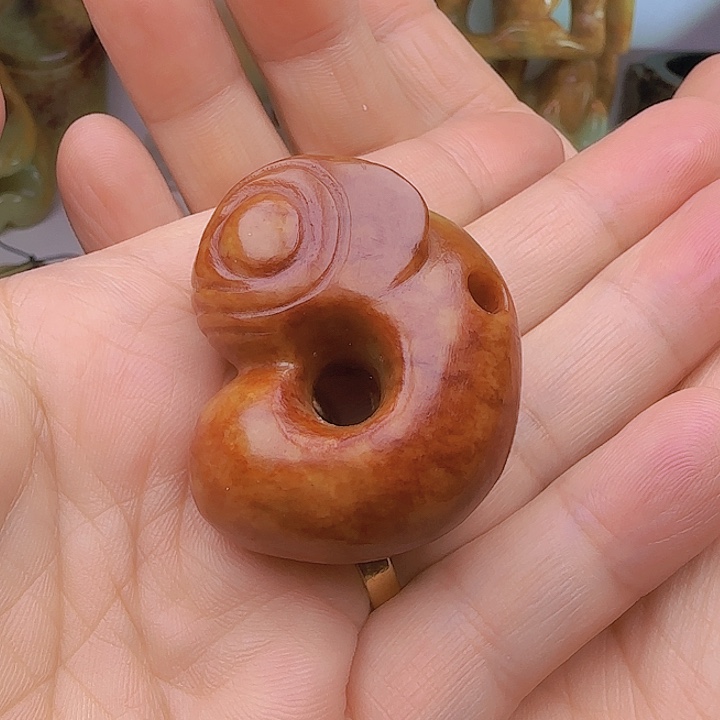 和田玉吊坠(不含链)未镶嵌幸****天