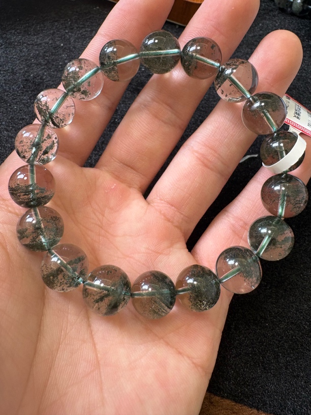 自然水晶严选。天然绿幽灵聚宝盆