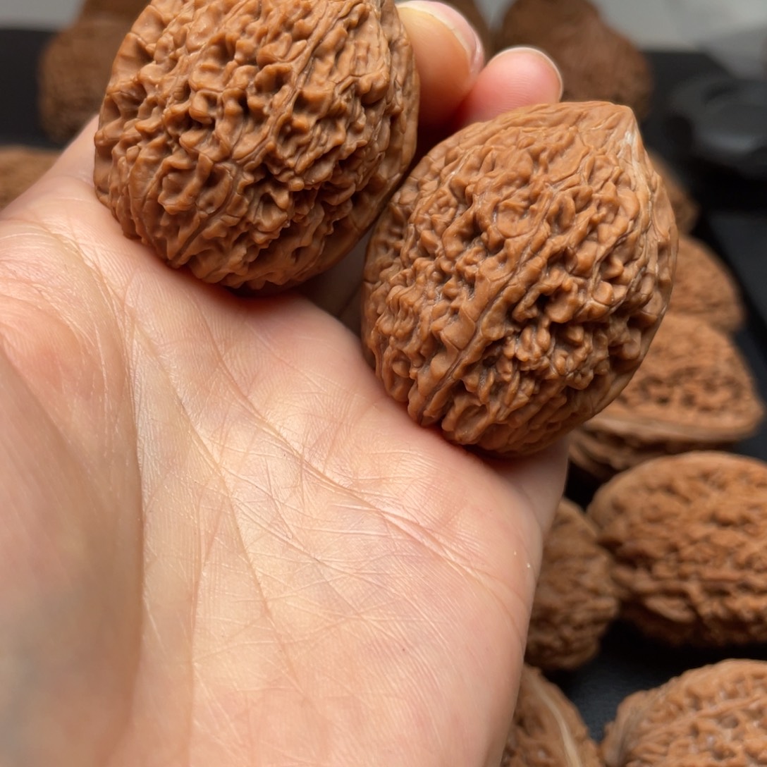 红***恩吊坠文玩核桃大蒜头35