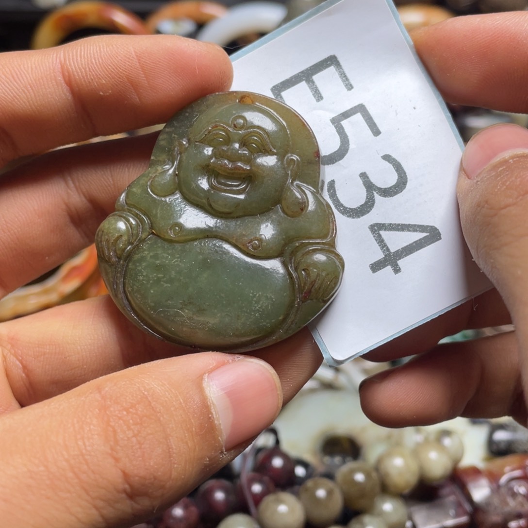 和田玉（糖玉）挂件未镶嵌