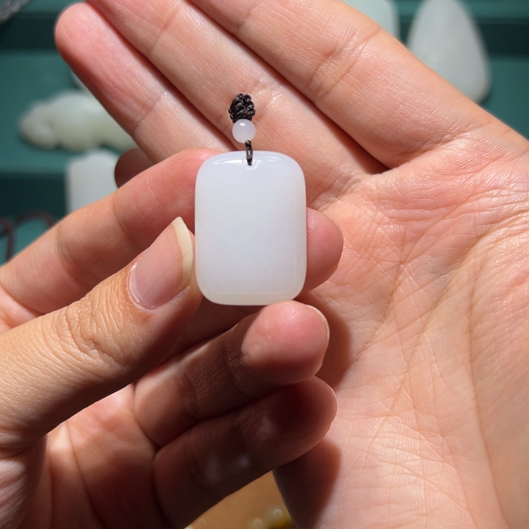 和田玉玉牌未镶嵌