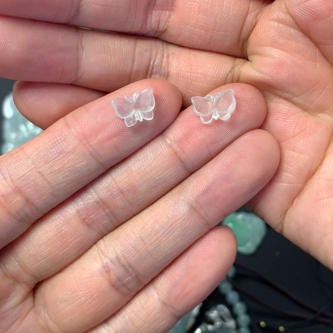 翡翠裸石小蝴蝶裸石