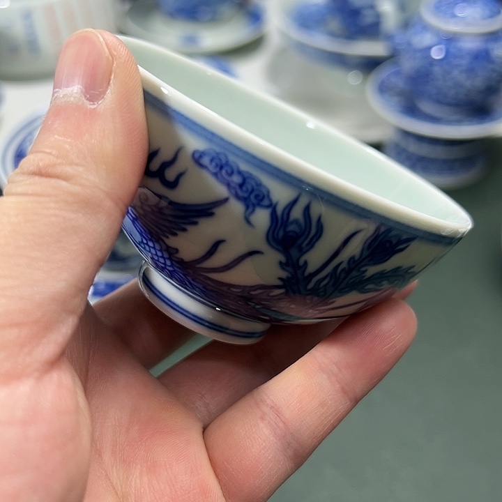 北****微瑕柴窑碎片龙凤2