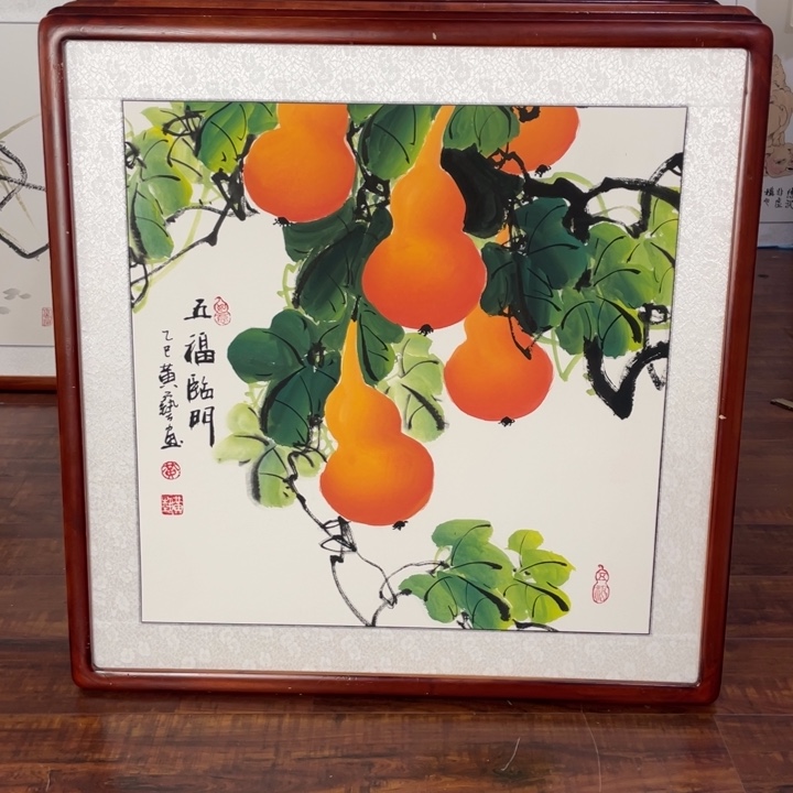 国画带框尺寸63*63厘米