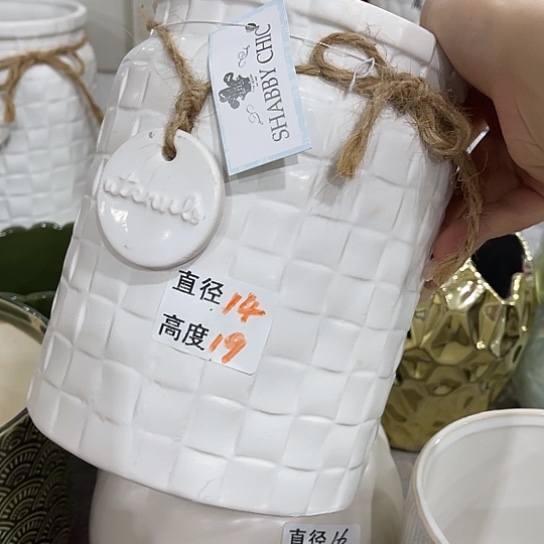 多肉绿植陶瓷花盆9.9包邮，有孔