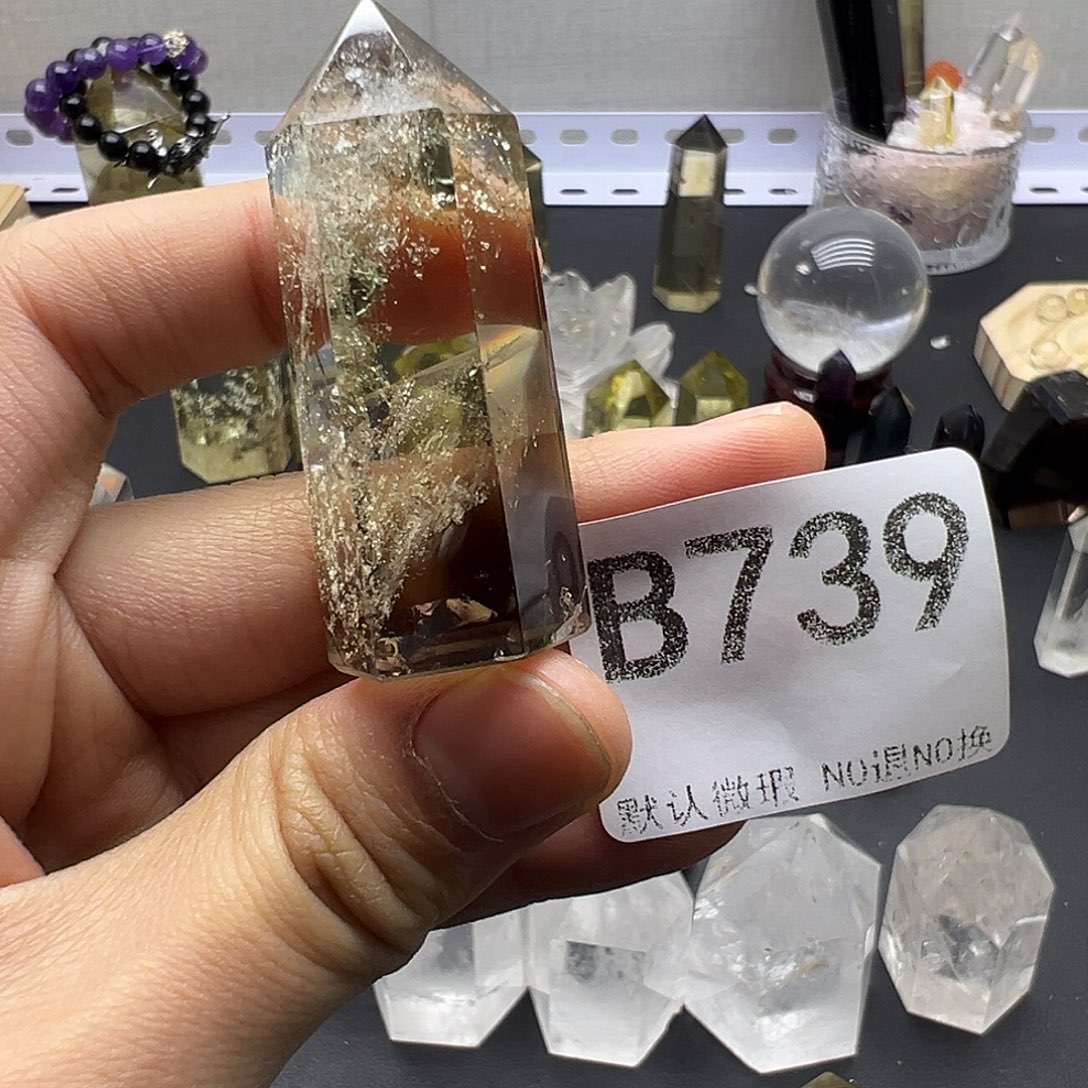 清***静水晶未镶嵌珠宝半成品