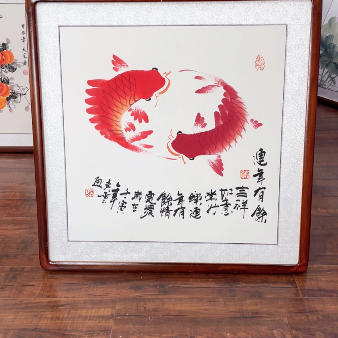 国画带框尺寸63*63厘米