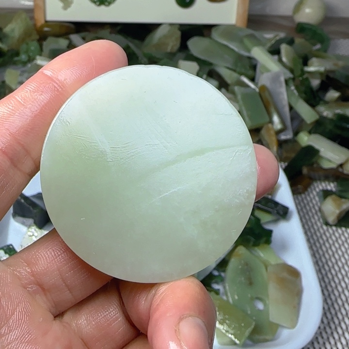 未镶嵌和田玉珠宝半成品！