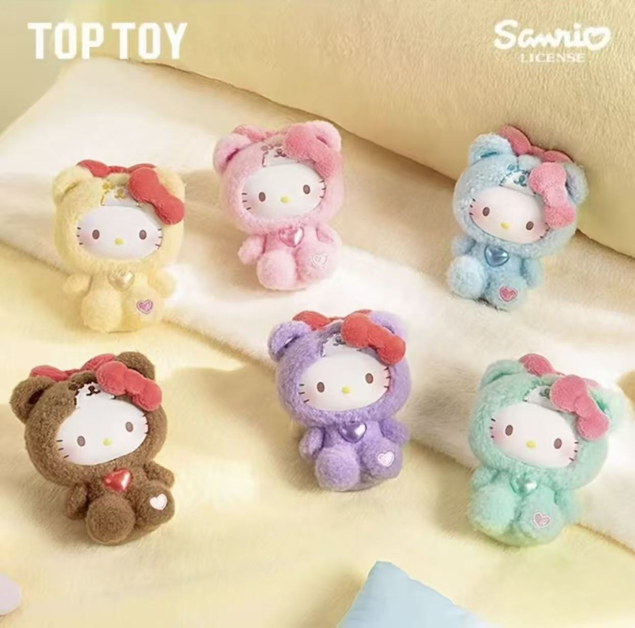 【馋】HelloKitty泰迪睡衣系列毛绒公仔玩偶盲盒