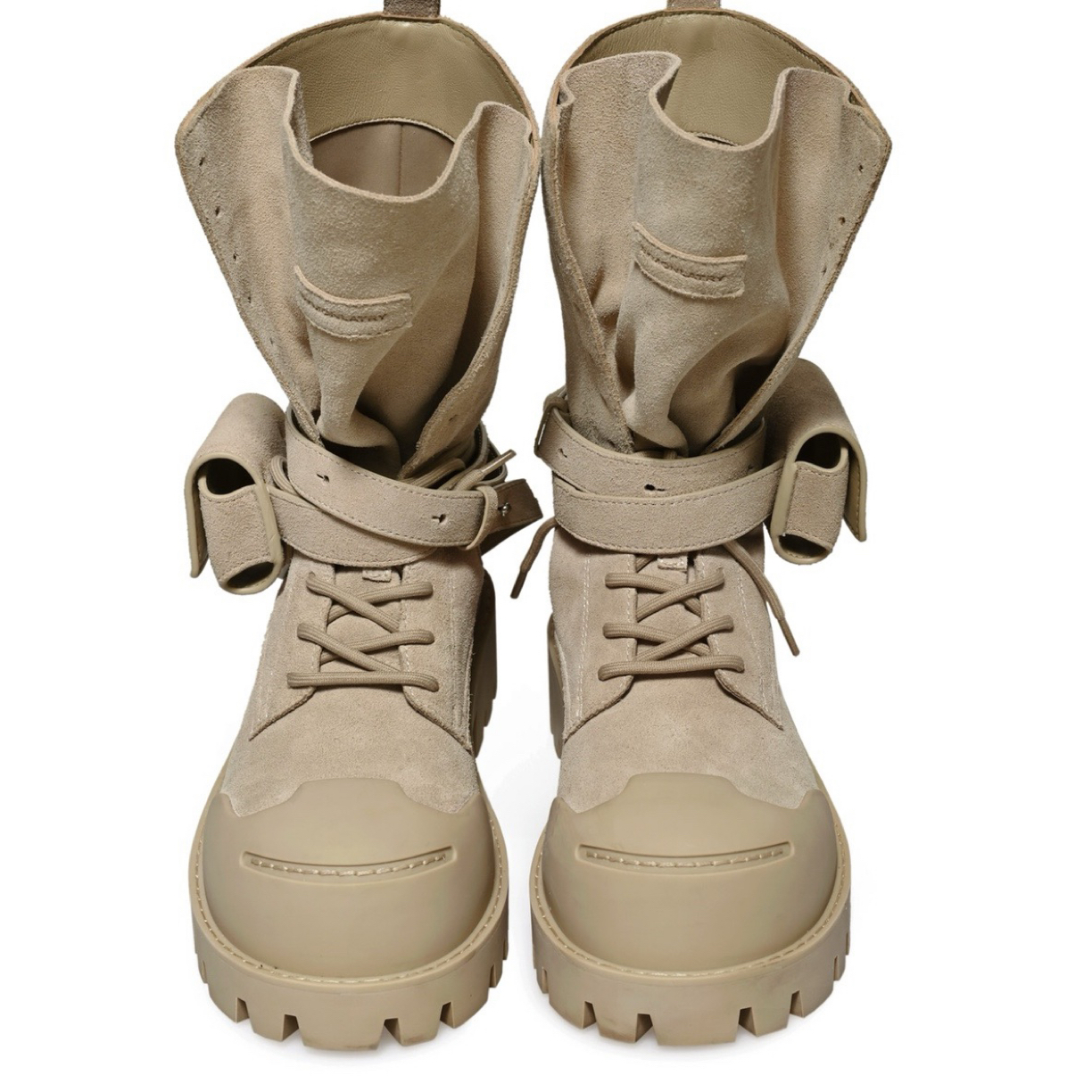 DYM 【Bastion系列】女士机能散口马丁靴厚底中筒冬季