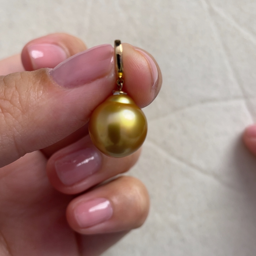 海水珍珠颈饰银S925镶嵌