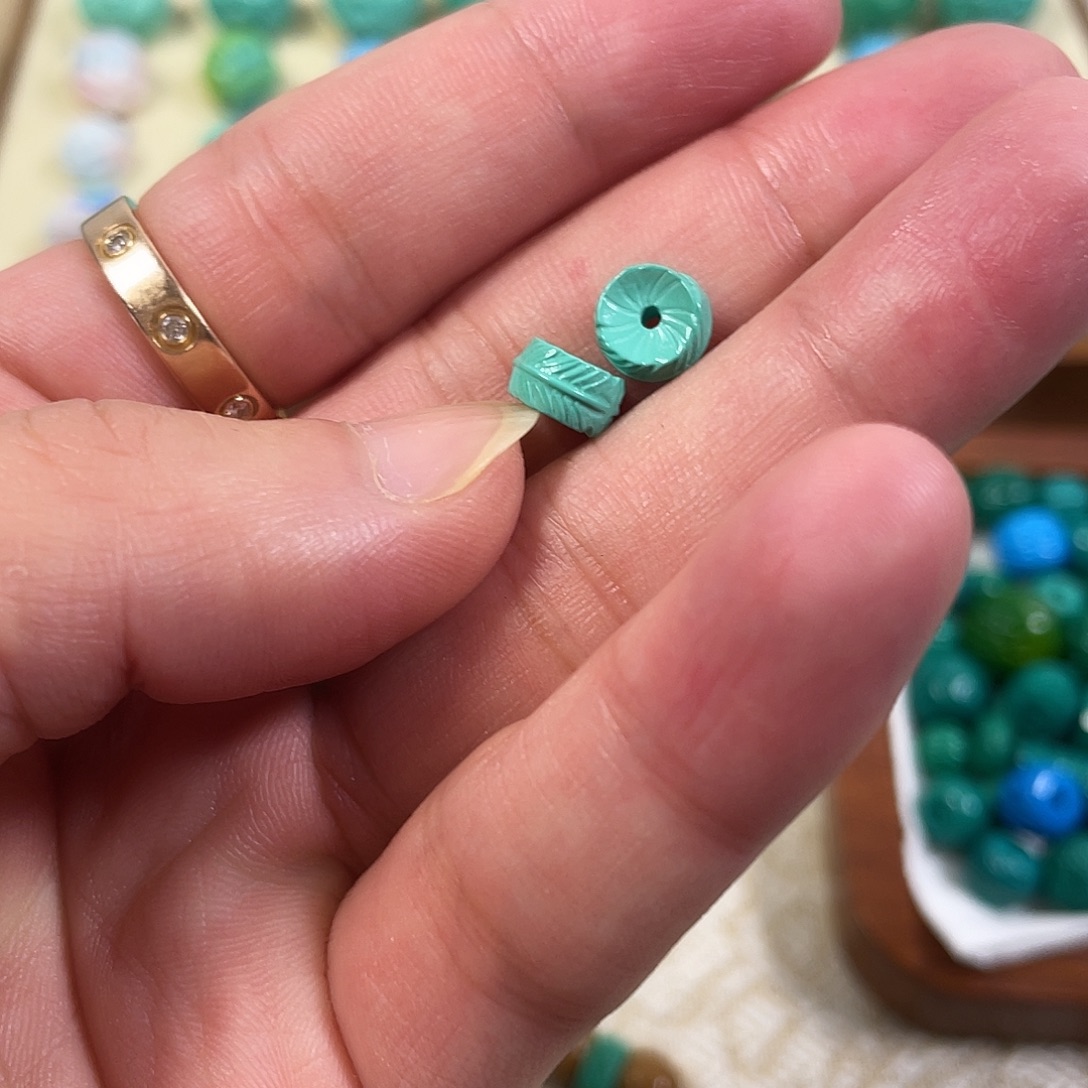 手工雕刻配饰配珠尺寸8