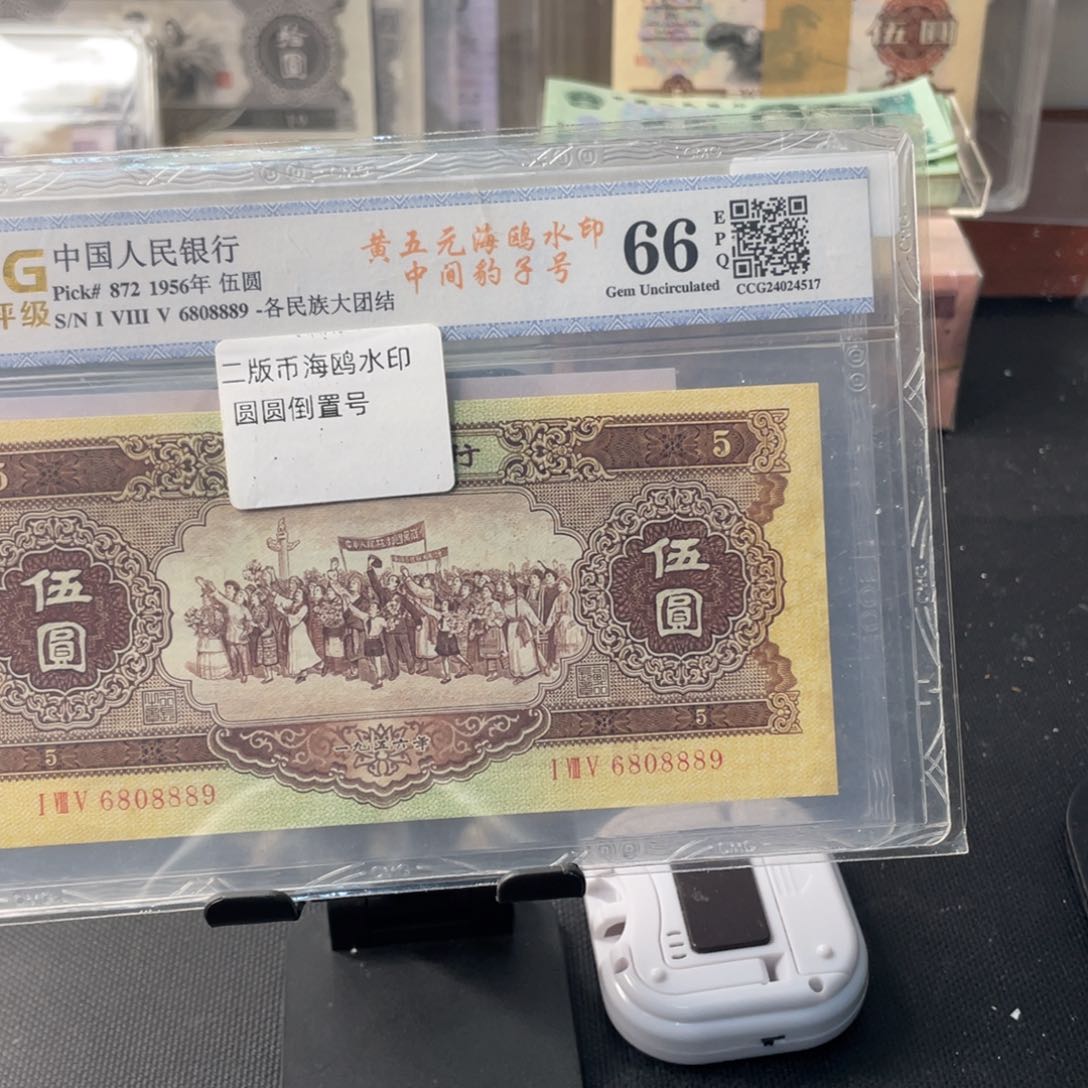 【闪购商品】唐****鸡二版币海鸥水印圆圆倒置号