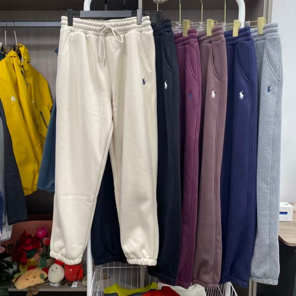 小马加绒加厚宽松秋冬运动长裤情侣款束脚休闲百搭运动裤