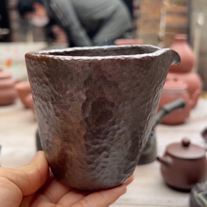 陶瓷启*柴烧坭兴陶公道杯