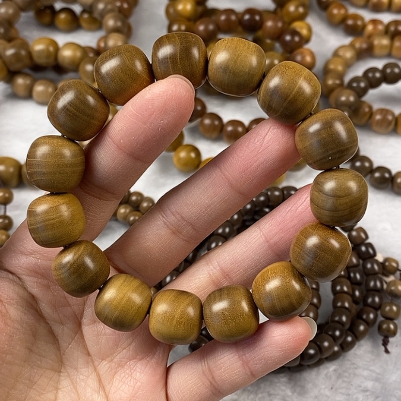 【闪购商品】檀香木手串/手链老山檀香1.5*1.5瑕疵