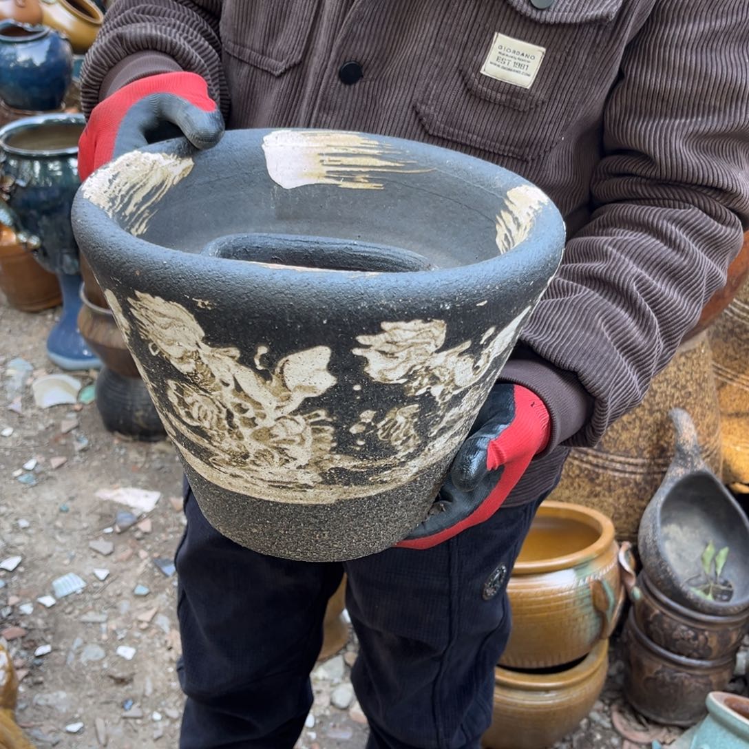 红陶高21口14有孔