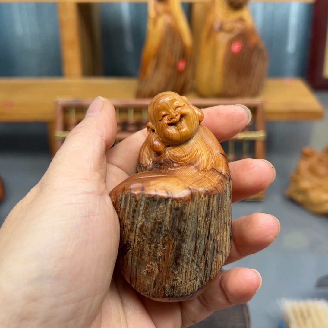 柏木崖柏木摆件手把件，28