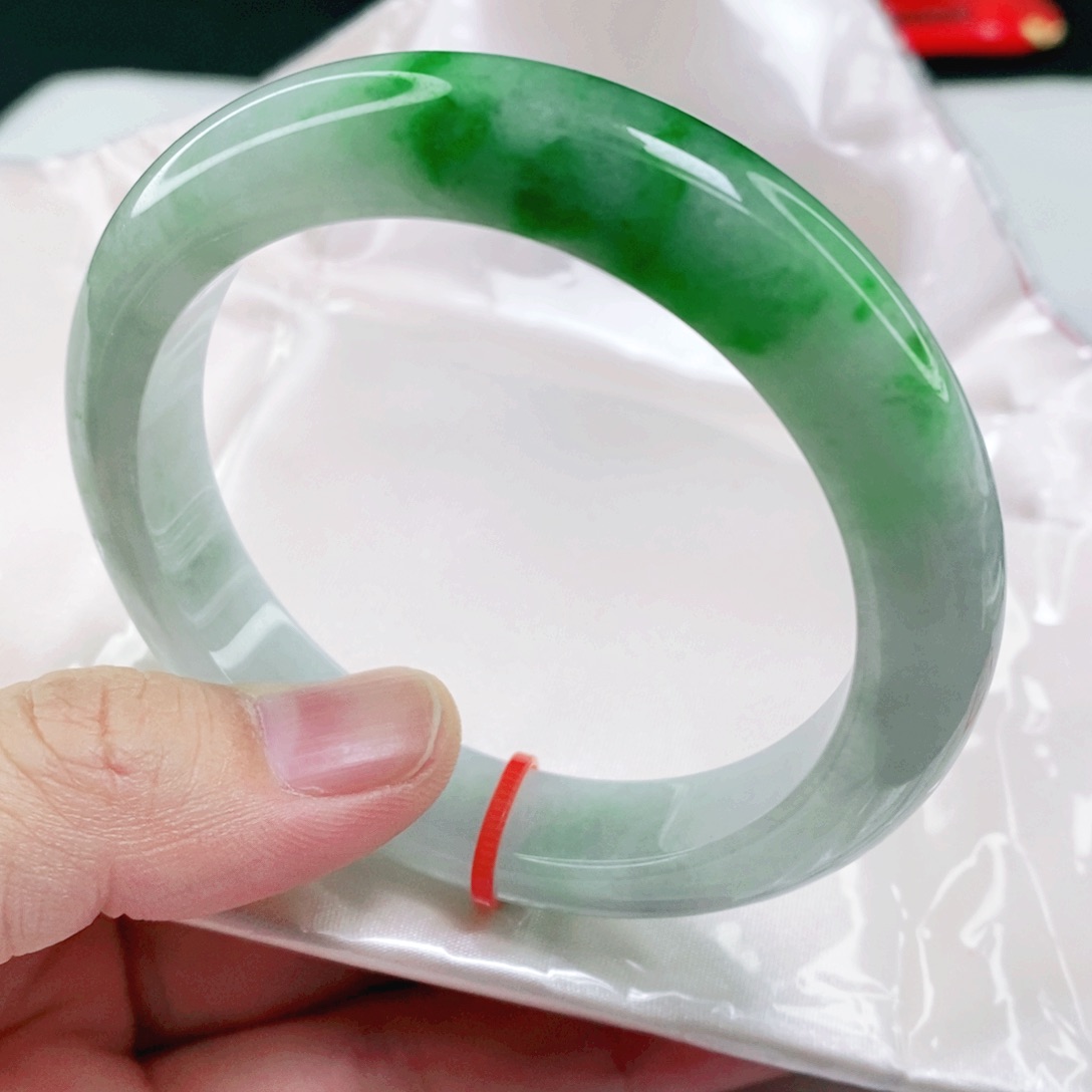 未镶嵌手镯翡翠深***代57.2圈口