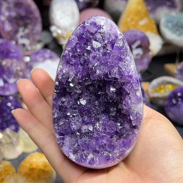 未镶嵌珠宝半成品紫晶