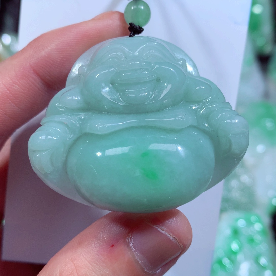 翡翠颈饰未镶嵌缅甸翡翠
