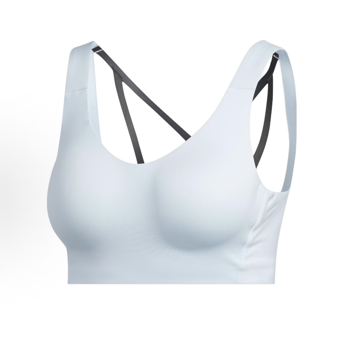 adidas 简约舒适透气运动内衣 女款 浅天蓝FL2367