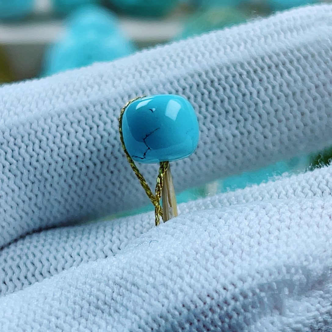 绿松石未镶嵌珠宝奇石配饰8✖️7