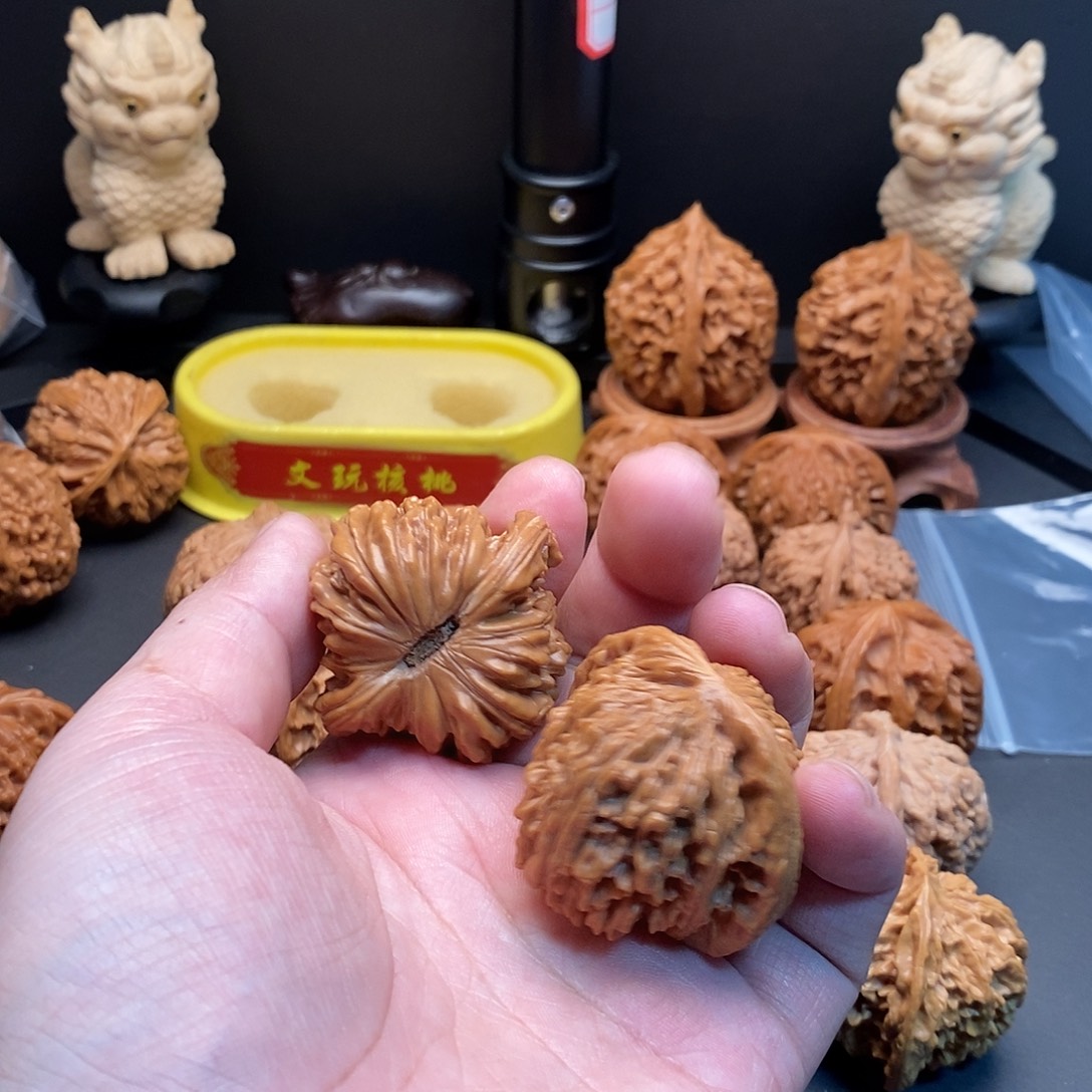 【***】把件文玩核桃四座楼