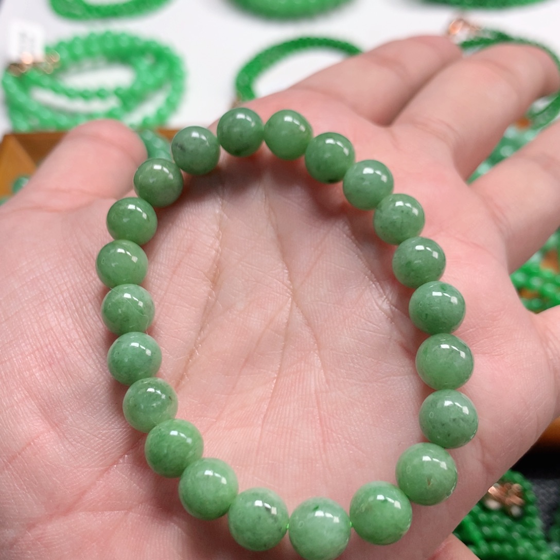 翡翠未镶嵌手链翡翠
