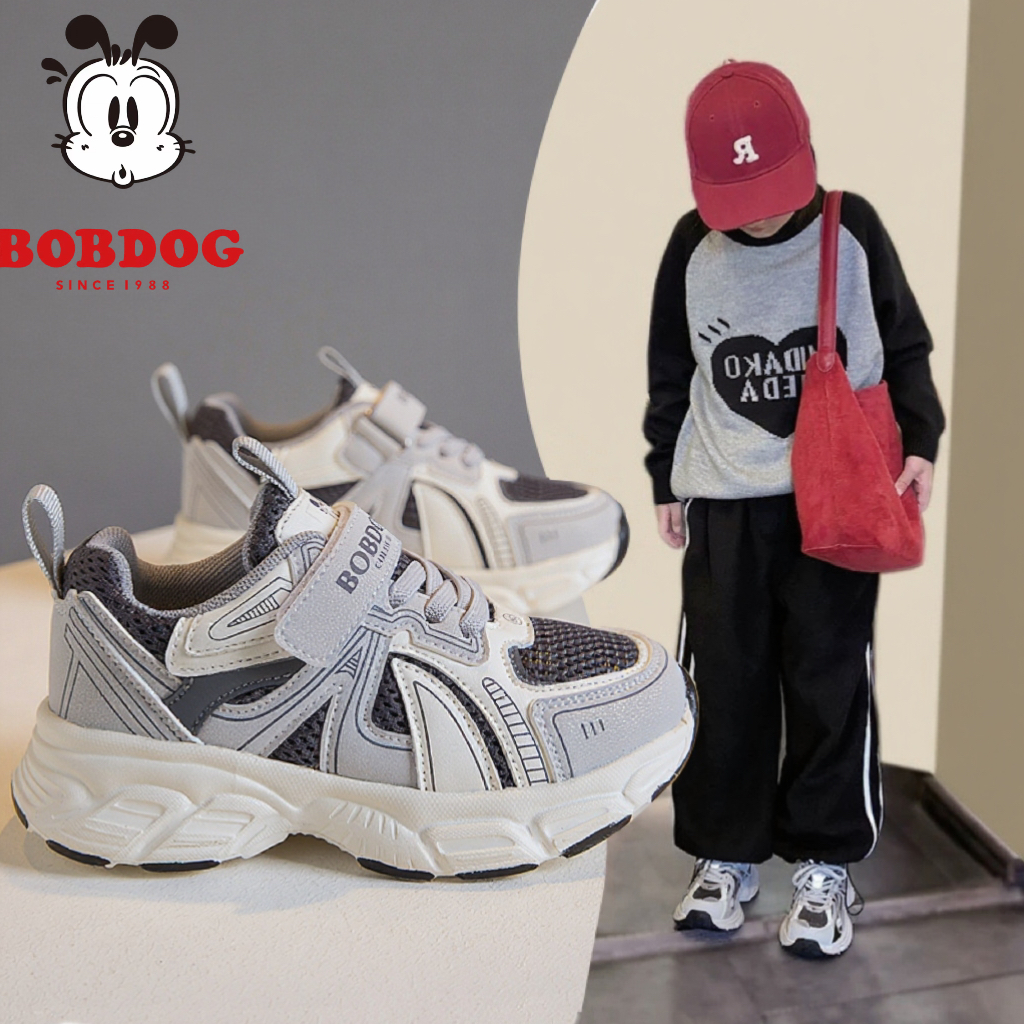 【双网皮面二棉】巴布豆儿童运动鞋2025秋冬季新款女童运动鞋男童鞋