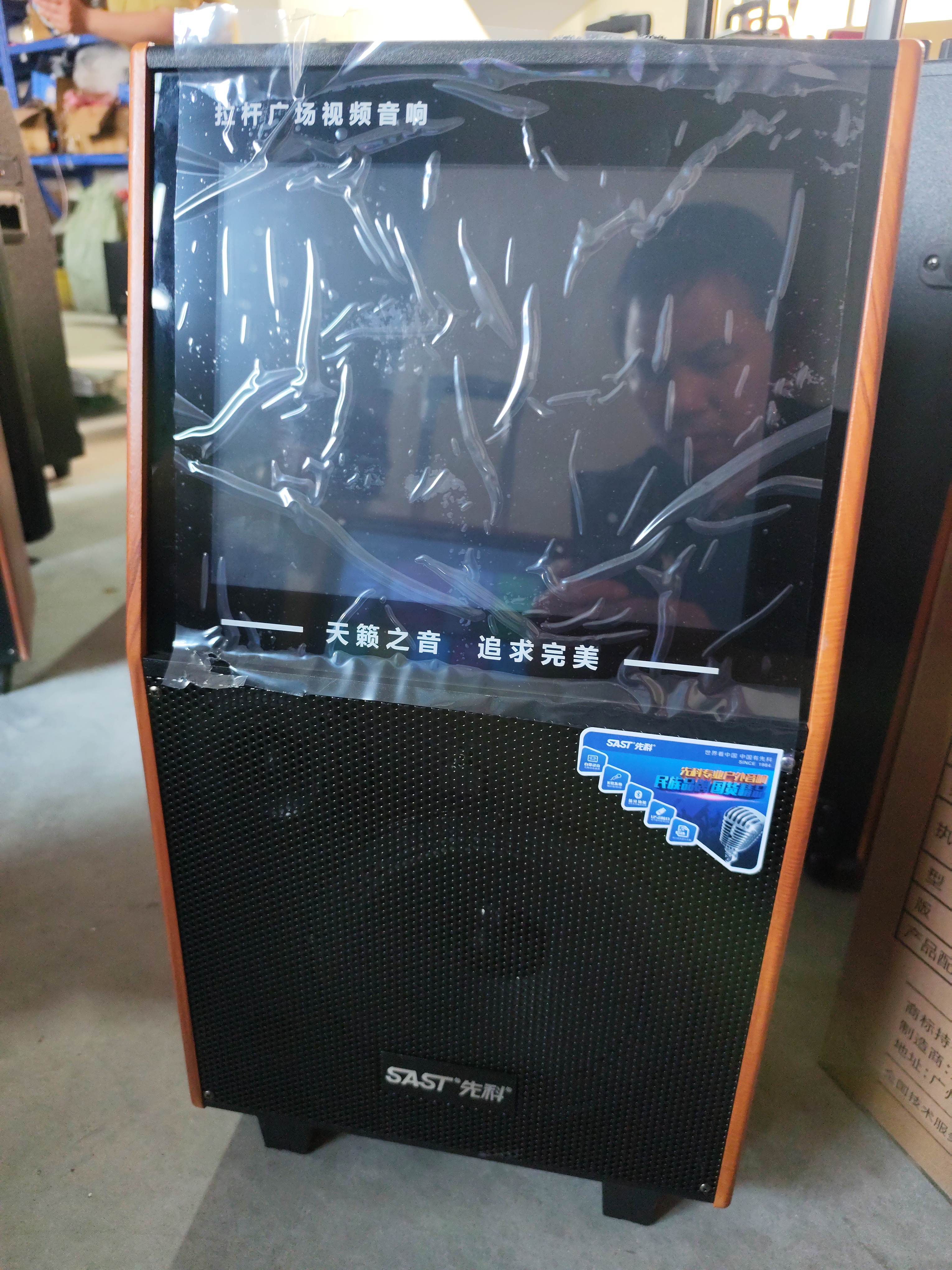 9新 SAST/先科 1805同屏无活筒视频音响，不质保不退换