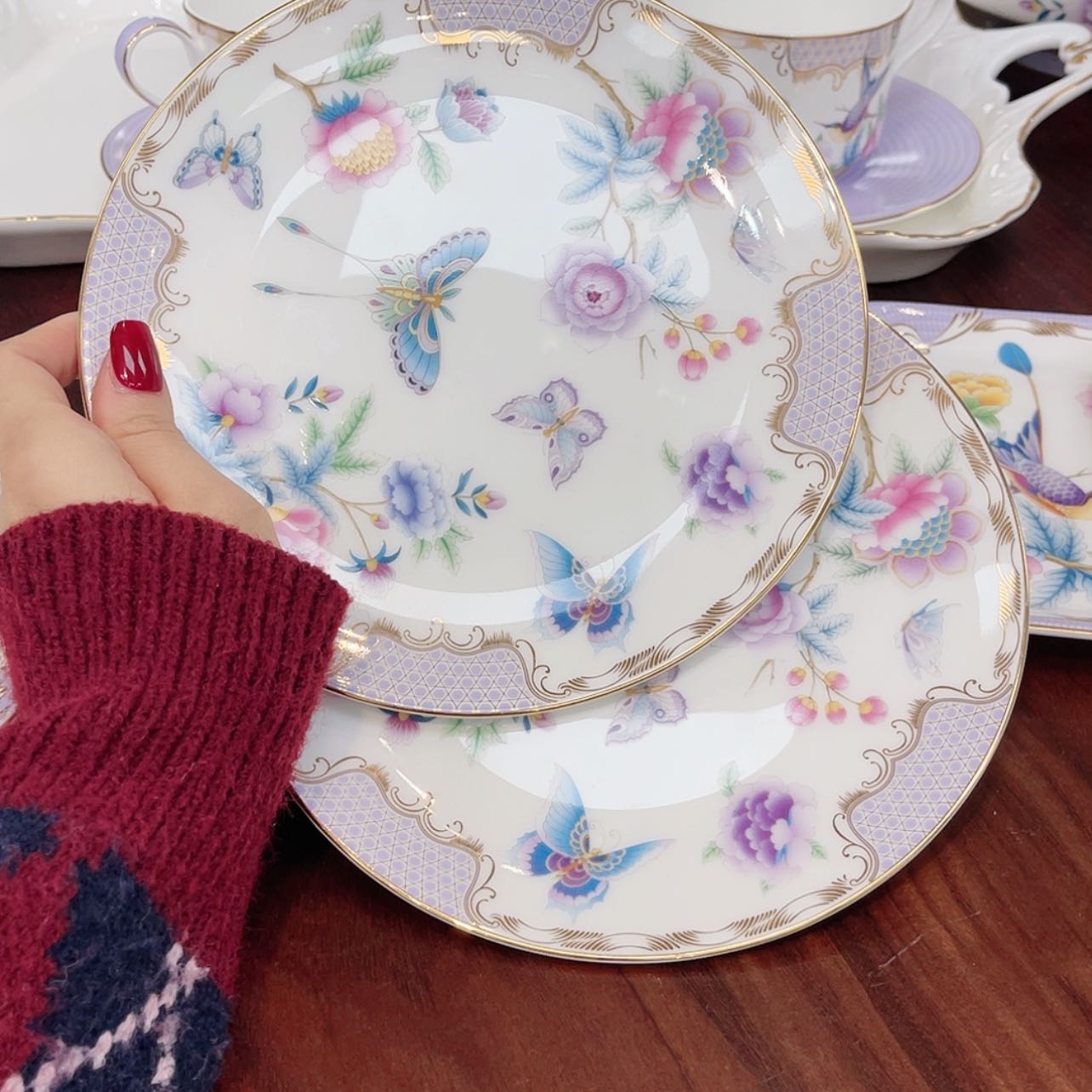 【闪购商品】瓷片盘盘7寸————————