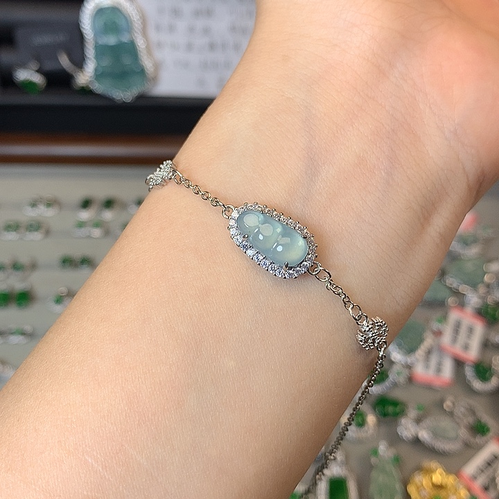 翡翠未镶嵌手链手链