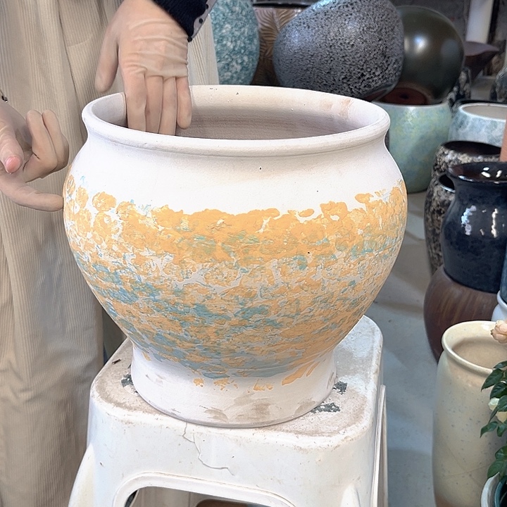 正品口25高27花盆……