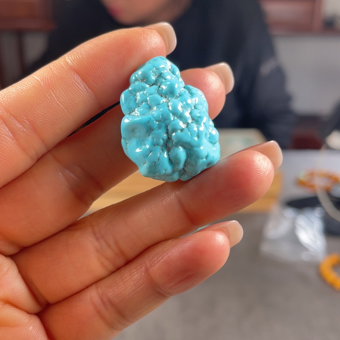 绿松石珠宝奇石未镶嵌