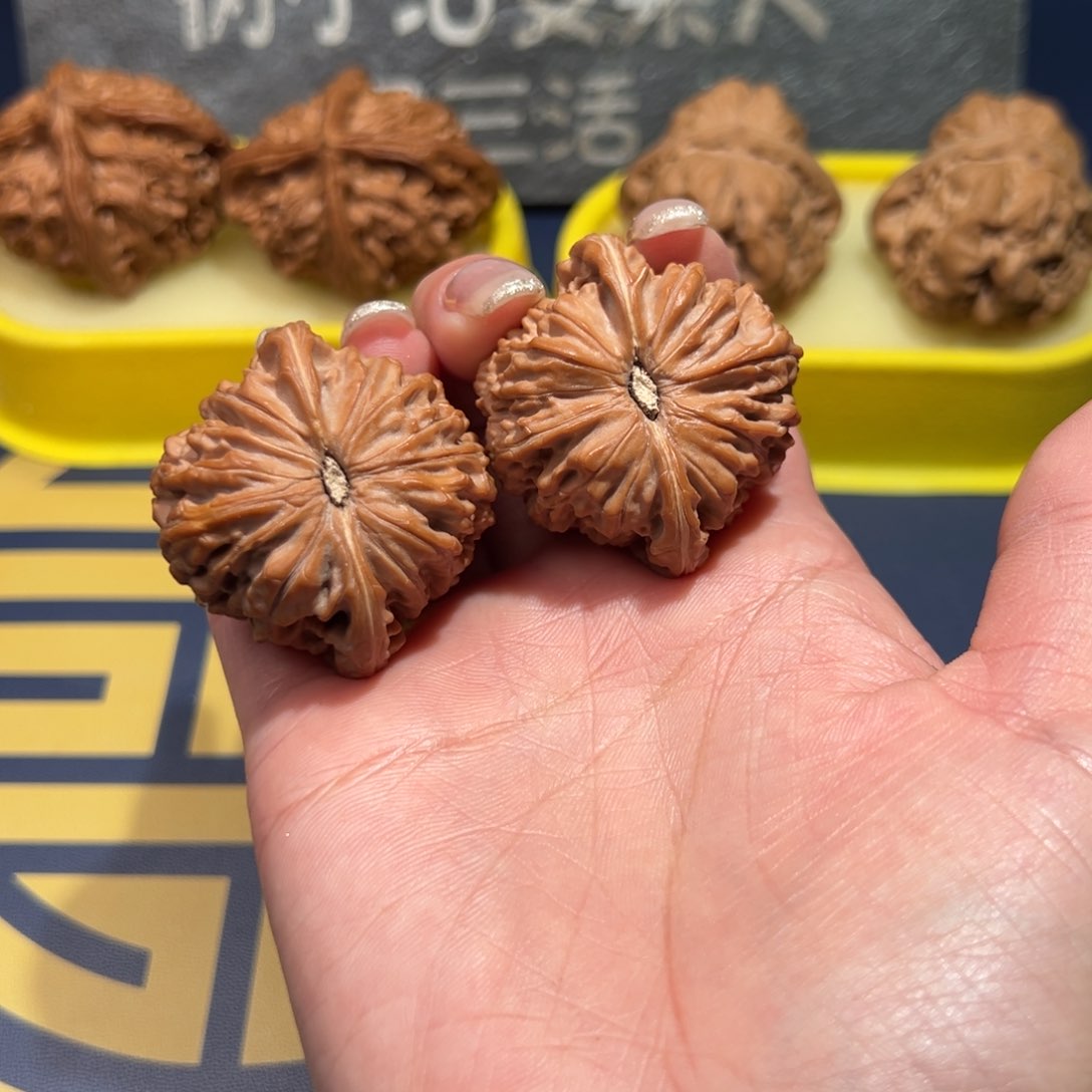 文玩核桃把件磨盘39.5