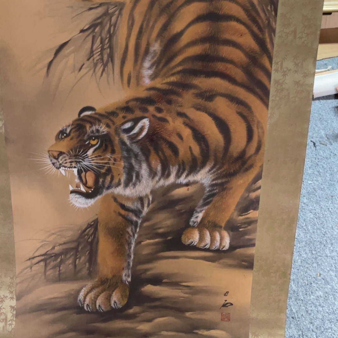 中古框画不退不换没有玻璃