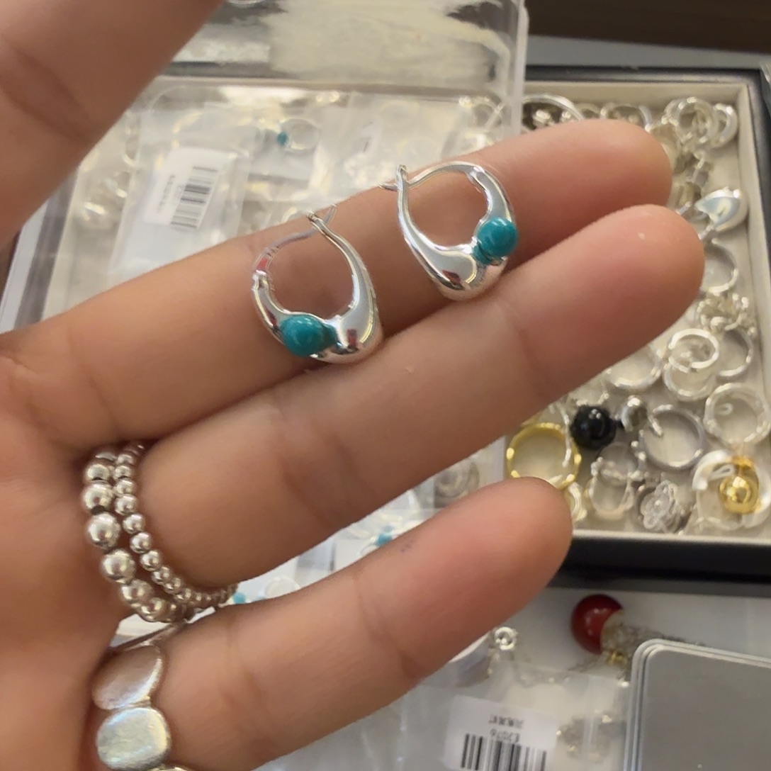 925银松松耳扣6.6g