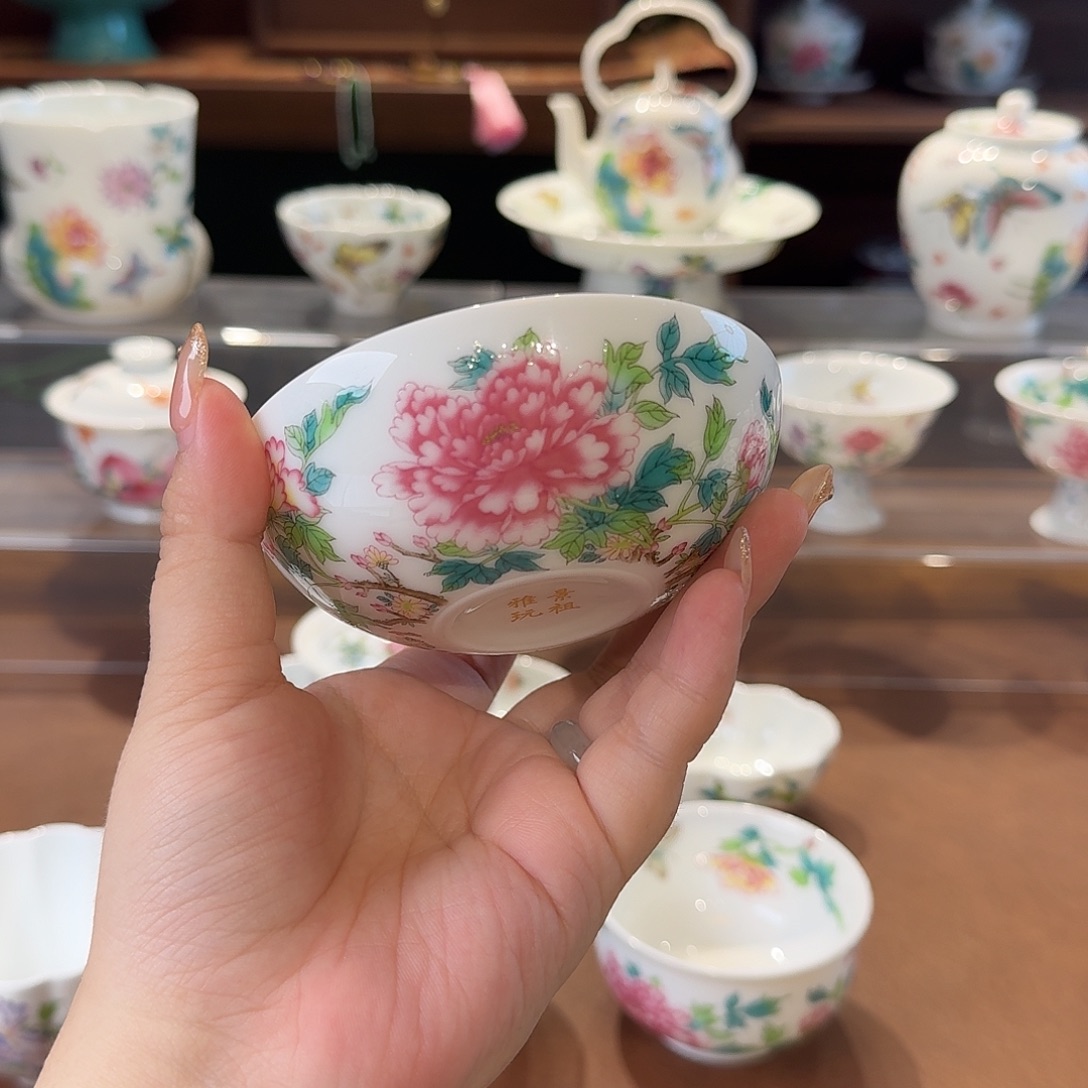 珐琅彩主人杯茶具系列