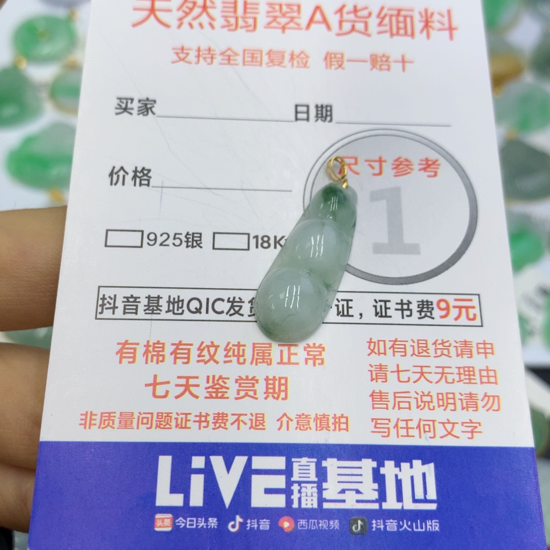 翡翠颈饰未镶嵌翡翠