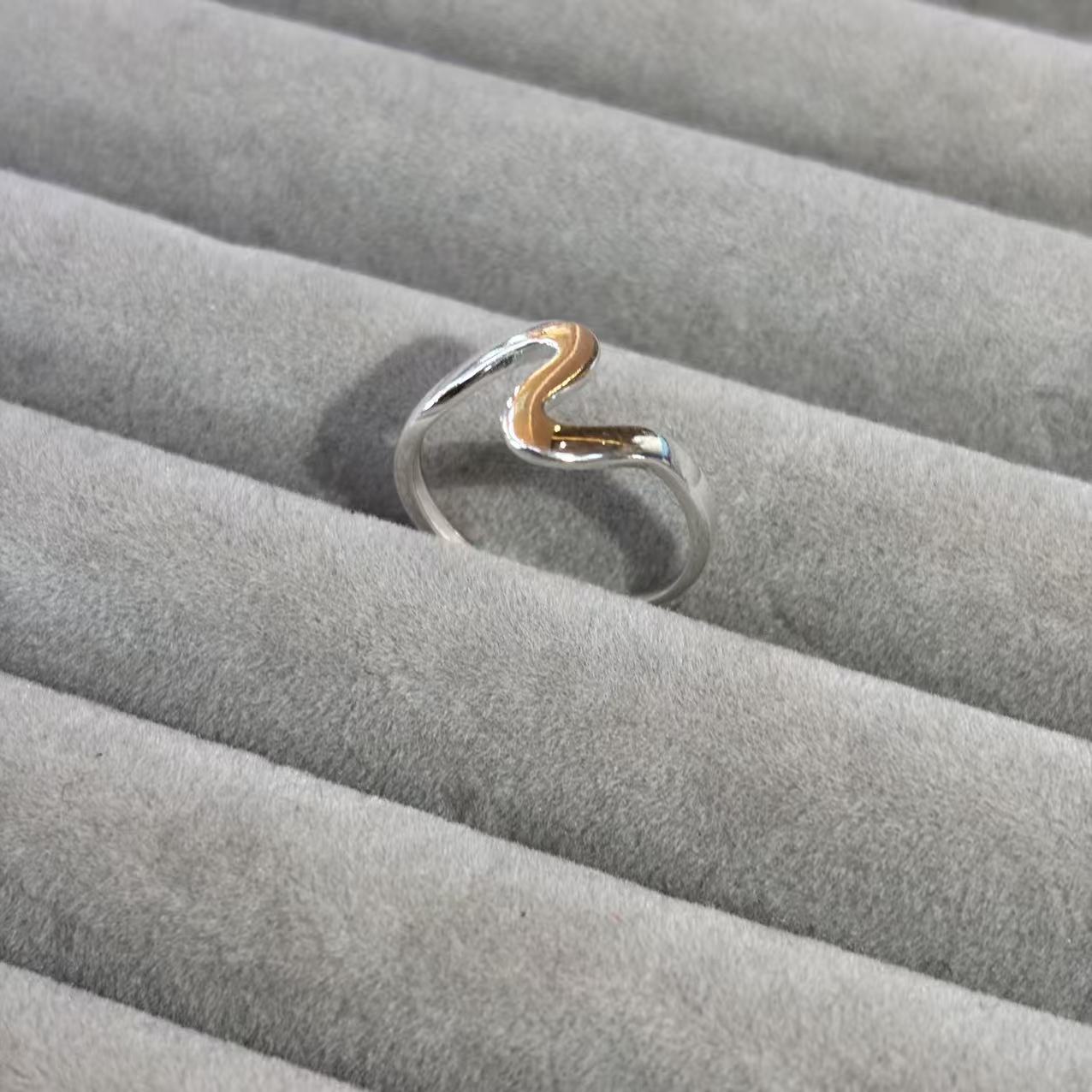 925银戒指 时尚原创设计设计感女活口设计师日韩通用素款R012