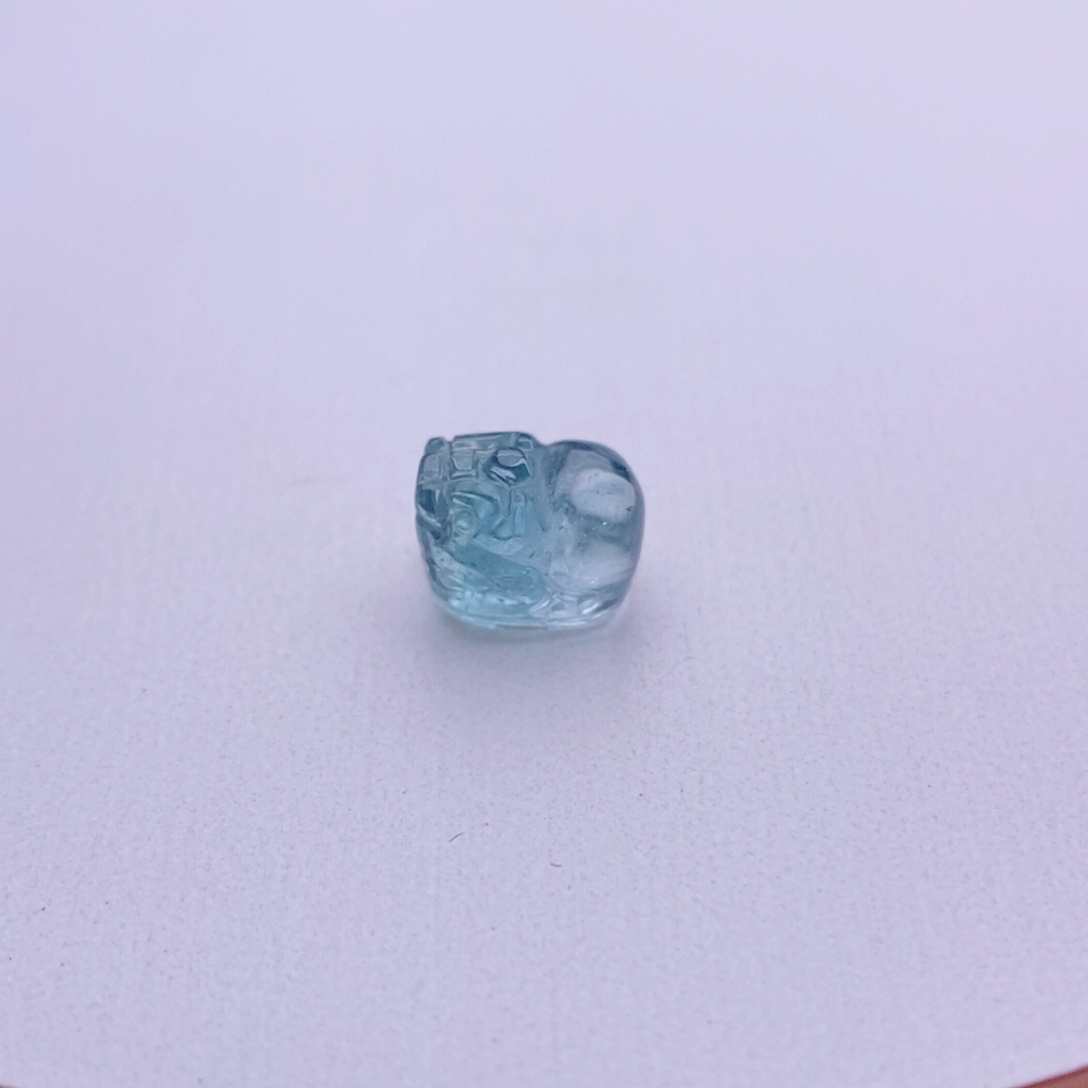 未镶嵌单颗碧玺貔貅yy