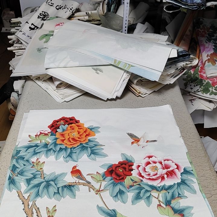 莹***宝国画落款后台备注