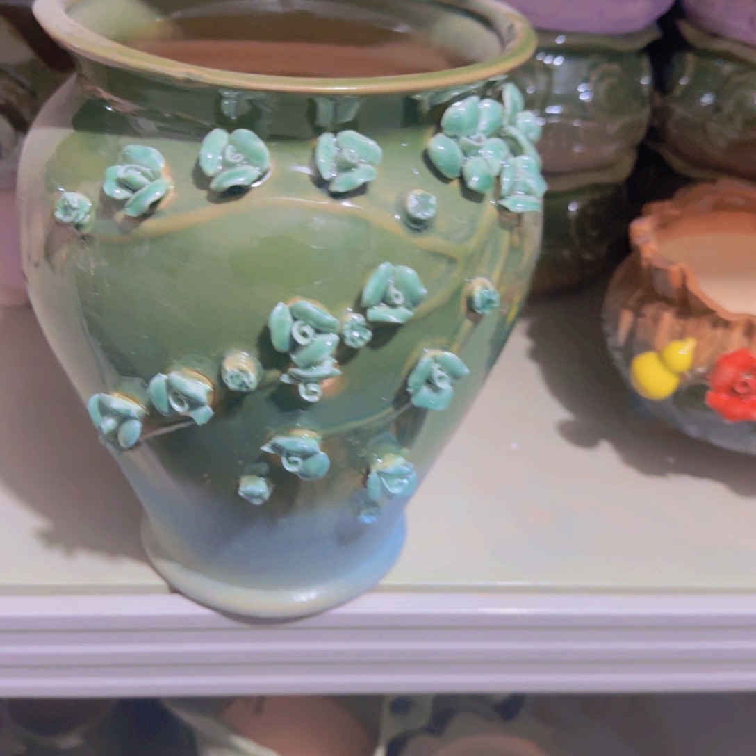 紫砂花盆粗陶盆醋