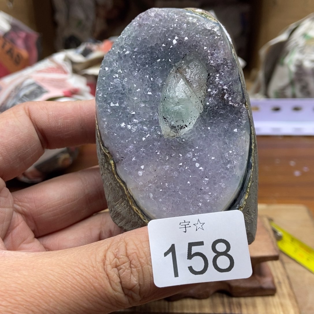 紫晶天然水晶摆件未镶嵌