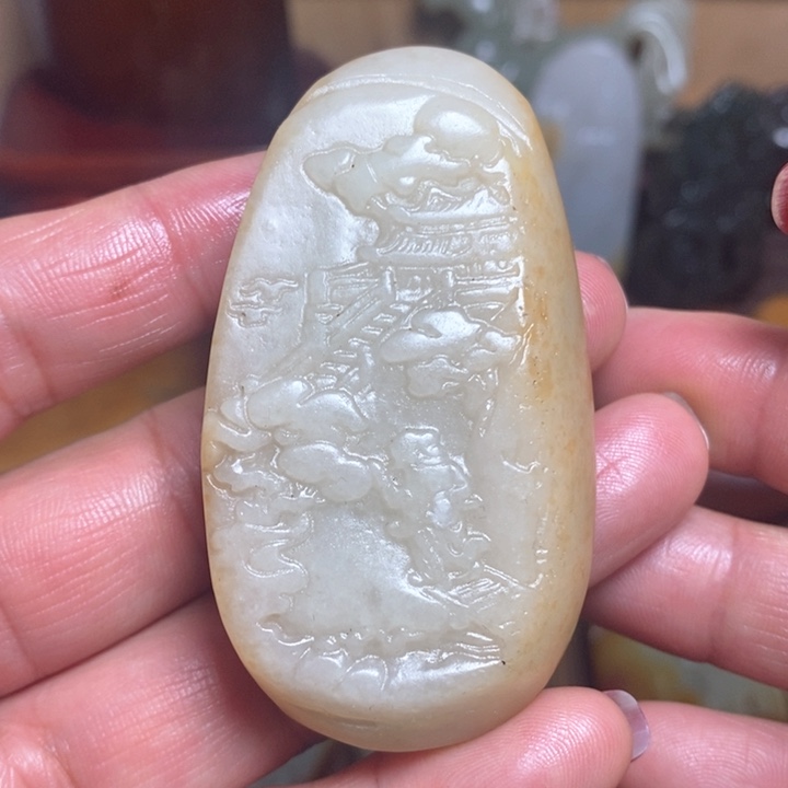 和田玉颈饰未镶嵌