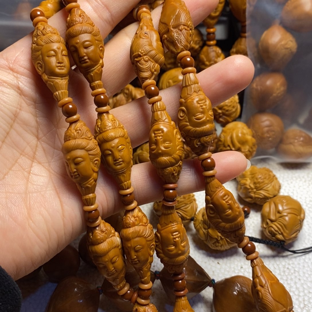 吊坠橄榄核观音脖挂